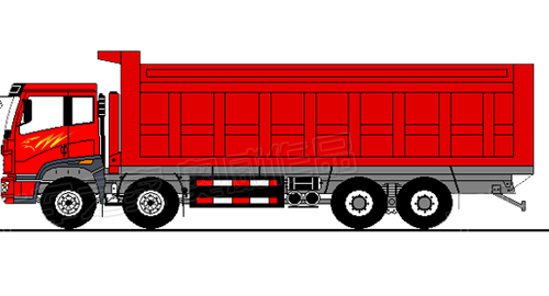 卡车绘画──国产卡车大全_文化模型